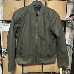 Women's Mercer Harley-Davidson ADV Bomber Waxed Riding Jacket Medium Green NWT